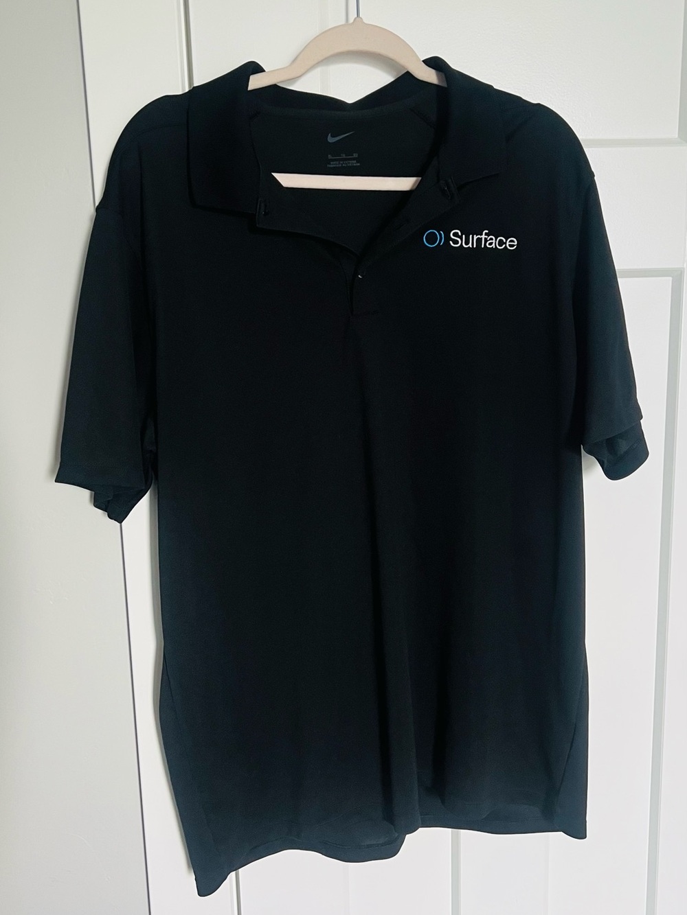 Nike Black Polo with Surface Logo